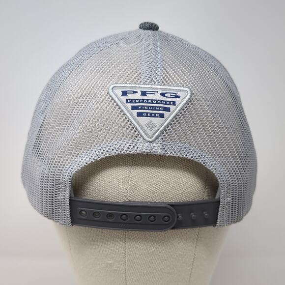 Columbia PFG Snapback Mesh Back Trucker Hat Gray One Size Outdoor - Picture 6 of 8